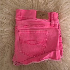Pink Abercrombie shorts